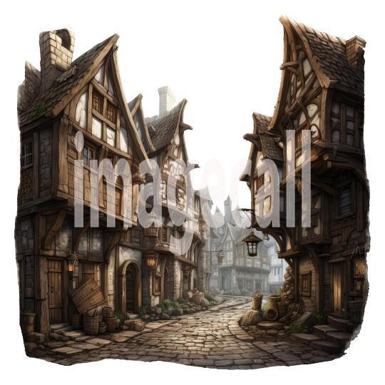 Clipart Medieval Scene (9)