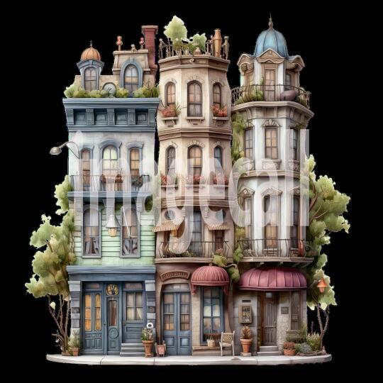 Clipart New York Townhouse (10)