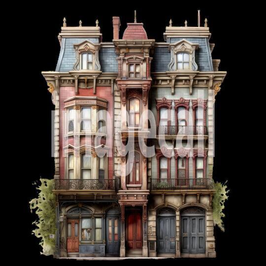 Clipart New York Townhouse (12)