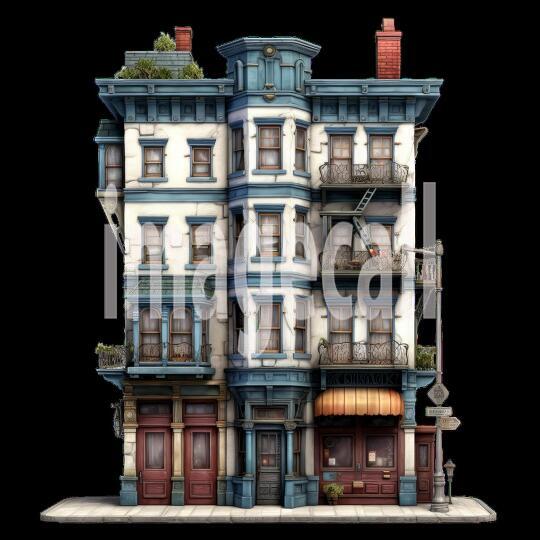 Clipart New York Townhouse (13)