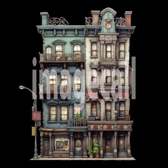 Clipart New York Townhouse (15)