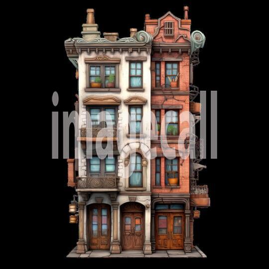 Clipart New York Townhouse (2)