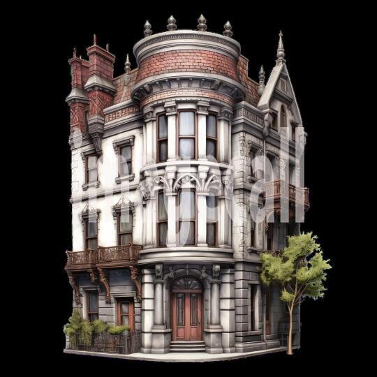 Clipart New York Townhouse (5)