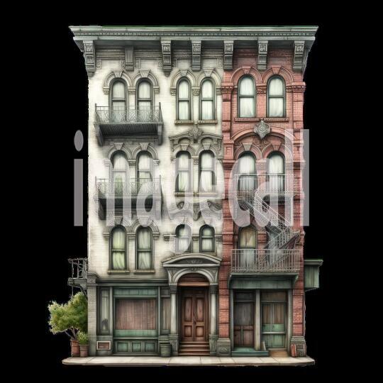 Clipart New York Townhouse (7)