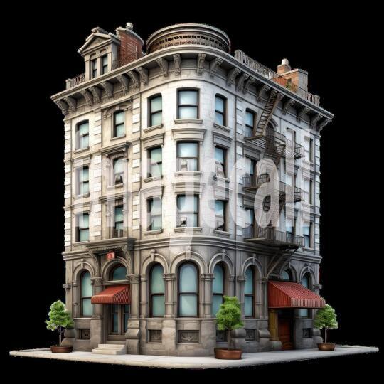 Clipart New York Townhouse (9)