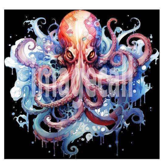 Clipart Octopus (19)