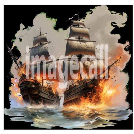 Clipart Pirate Ship Battle (19)