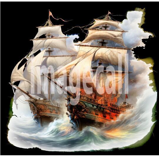 Clipart Pirate Ship Battle (7)