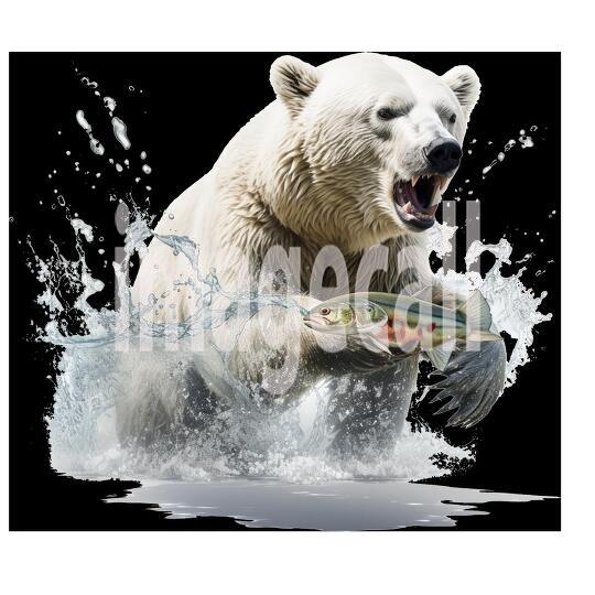 Clipart Polar Bears 16 - 300dpi