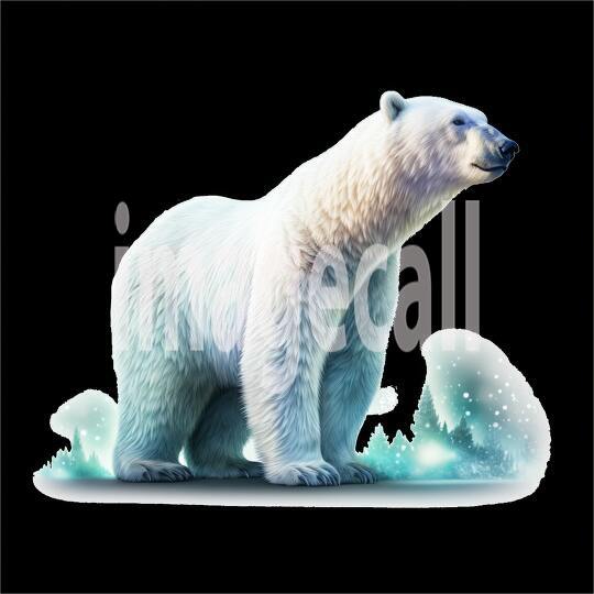Clipart Polar Bears 17 - 300dpi