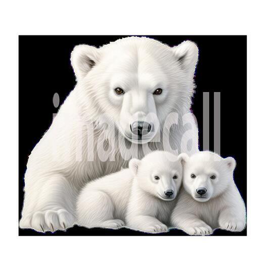 Clipart Polar Bears 20 - 300dpi