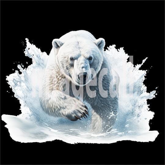 Clipart Polar Bears 3 - 300dpi