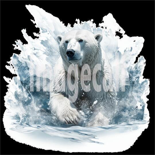 Clipart Polar Bears 6 - 300dpi
