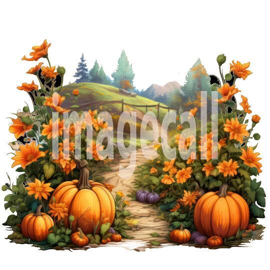 Clipart Pumpkin Patches (12)