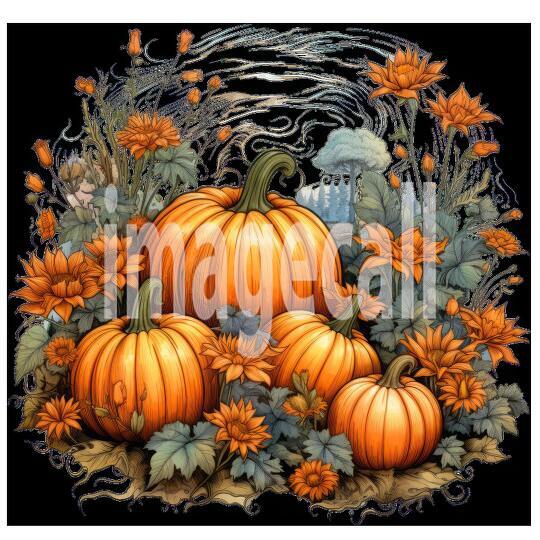 Clipart Pumpkin Patches (15)