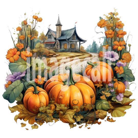 Clipart Pumpkin Patches (17)
