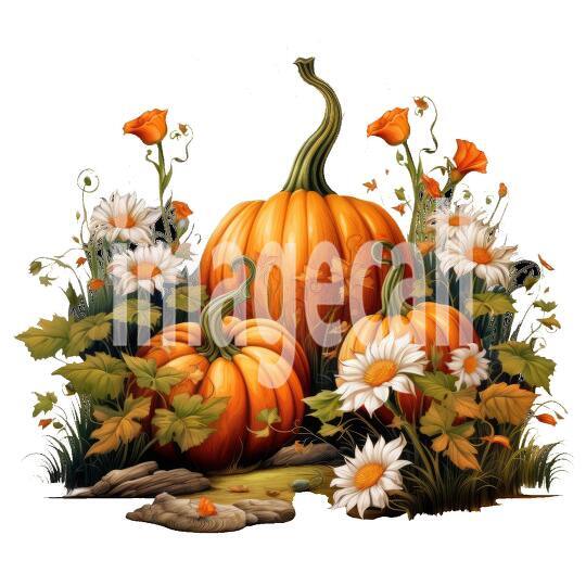 Clipart Pumpkin Patches (6)