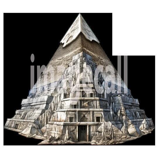 Clipart Pyramid Obelisks 11 - 300dpi