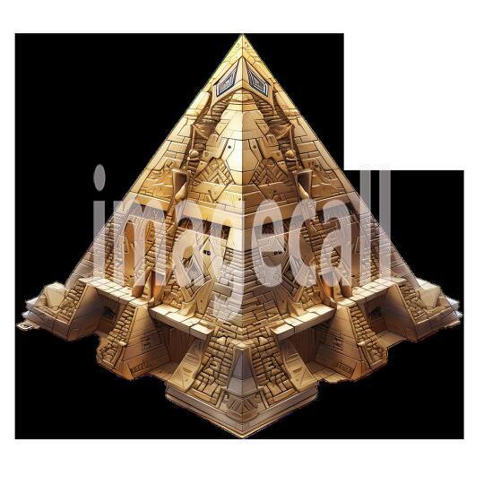 Clipart Pyramid Obelisks 12 - 300dpi