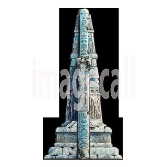 Clipart Pyramid Obelisks 14 - 300dpi