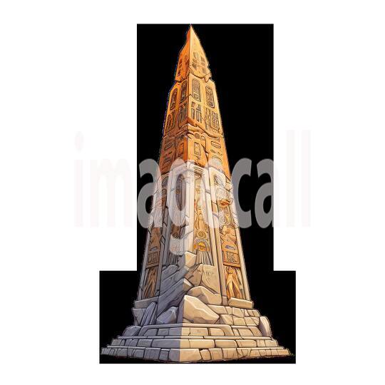 Clipart Pyramid Obelisks 19 - 300dpi
