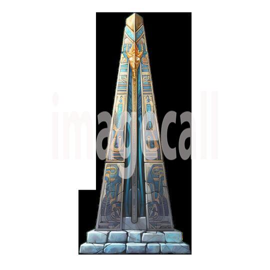 Clipart Pyramid Obelisks 2 - 300dpi