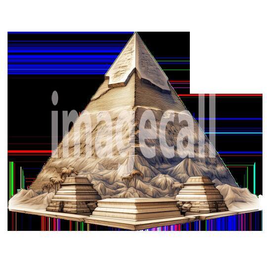 Clipart Pyramid Obelisks 4 - 300dpi