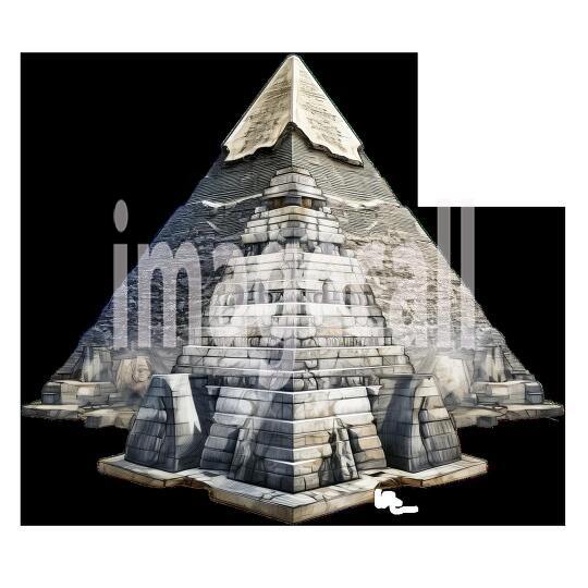 Clipart Pyramid Obelisks 5 - 300dpi