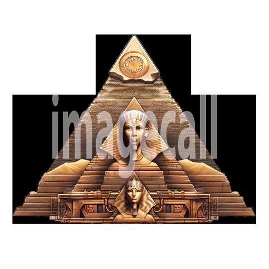 Clipart Pyramid Obelisks 6 - 300dpi