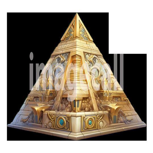 Clipart Pyramid Obelisks 8 - 300dpi