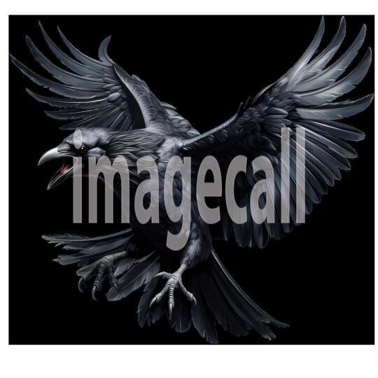 Clipart Raven (13)300dpi