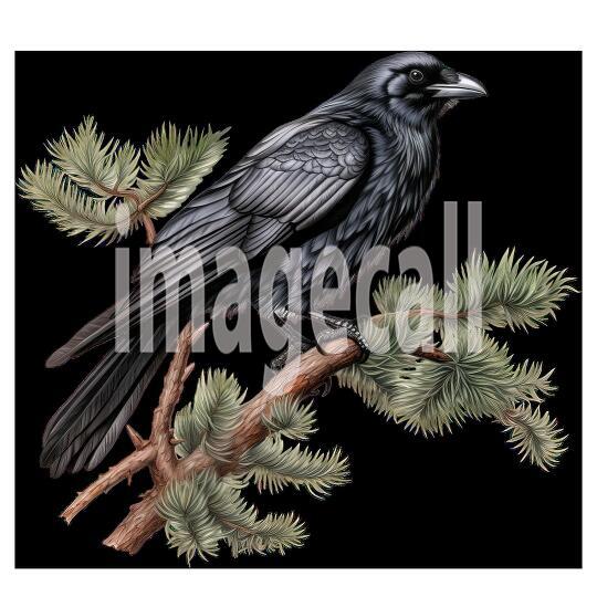 Clipart Raven (17)300dpi