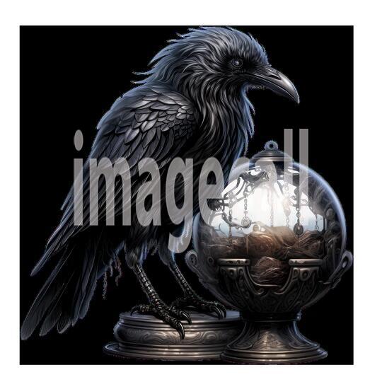 Clipart Raven (19)300dpi