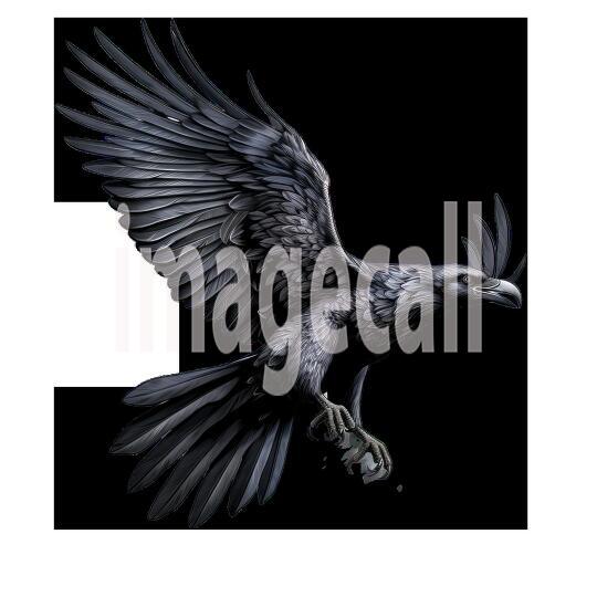 Clipart Raven (2)300dpi
