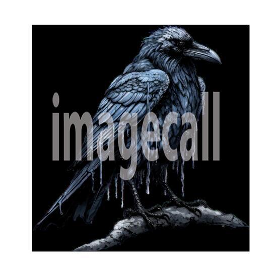 Clipart Raven (3)300dpi