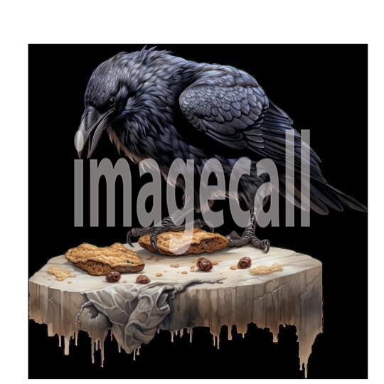 Clipart Raven (4)300dpi