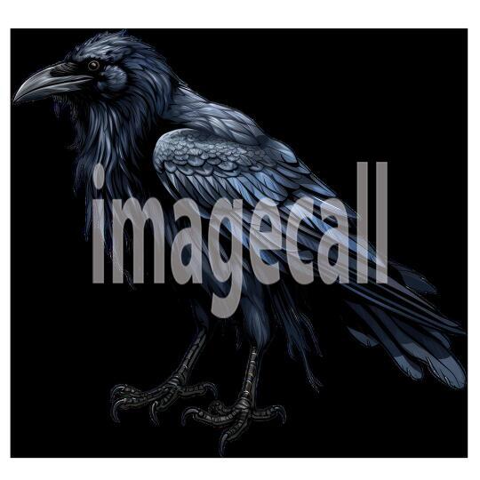 Clipart Raven (5)300dpi