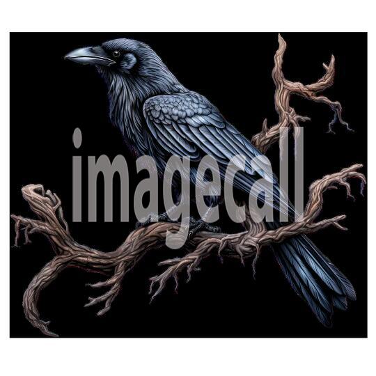 Clipart Raven (6)300dpi