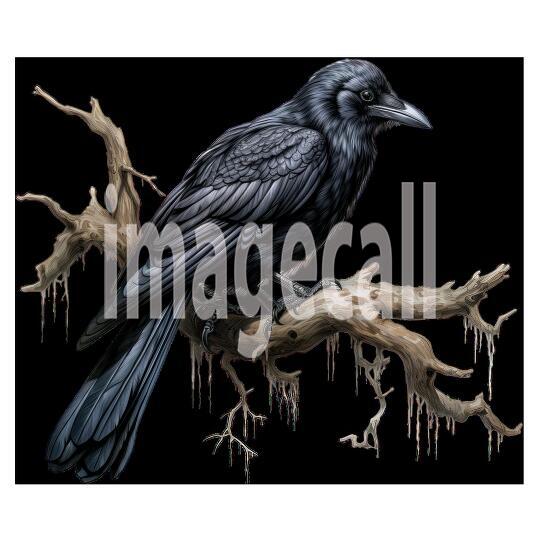 Clipart Raven (8)300dpi