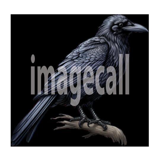 Clipart Raven (9)300dpi