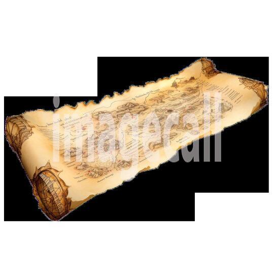 Clipart Scroll Maps 15 - 300dpi
