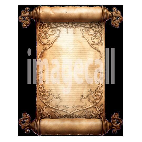 Clipart Scrolls 1 - 300dpi