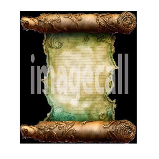 Clipart Scrolls 4 - 300dpi