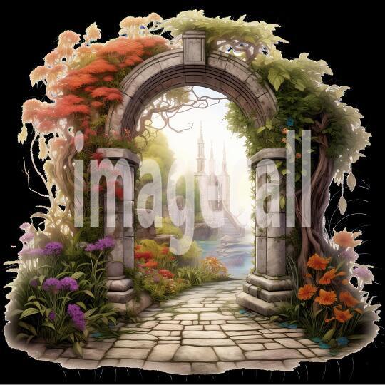 Clipart Secret Garden Entrance (15)
