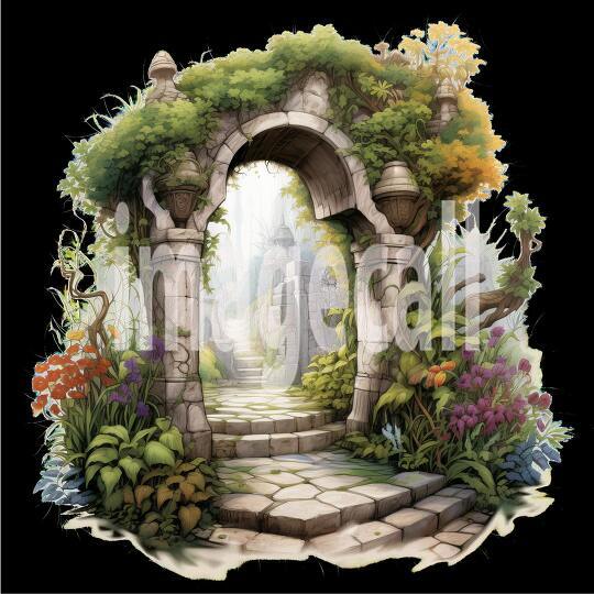 Clipart Secret Garden Entrance (18)