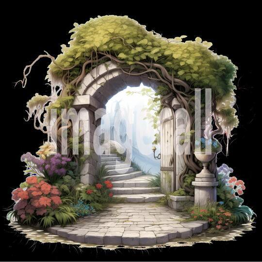 Clipart Secret Garden Entrance (19)