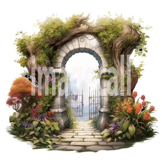 Clipart Secret Garden Entrance (3)