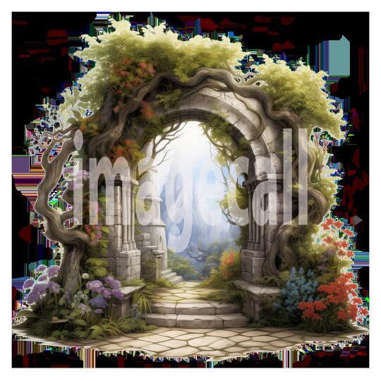 Clipart Secret Garden Entrance (7)