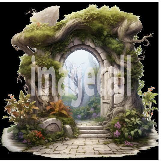 Clipart Secret Garden Entrance (8)