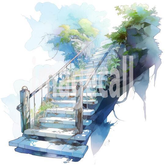 Clipart Secret Stairs (1)